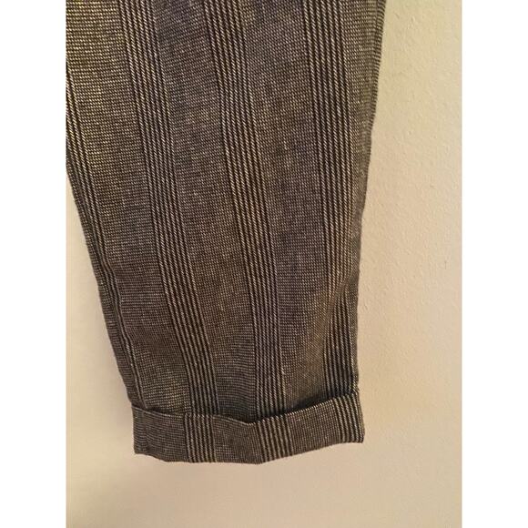 Zara Gray Plaid Wool Blend Pants Size XS - Picture 4 of 6